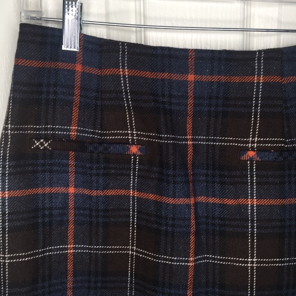 Cabi Heritage Plaid Skirt Style #742 Pleated Trim - Picture 6 of 12